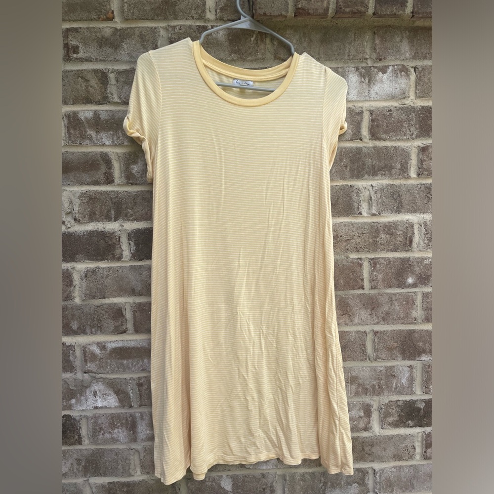 flowy yellow sundress